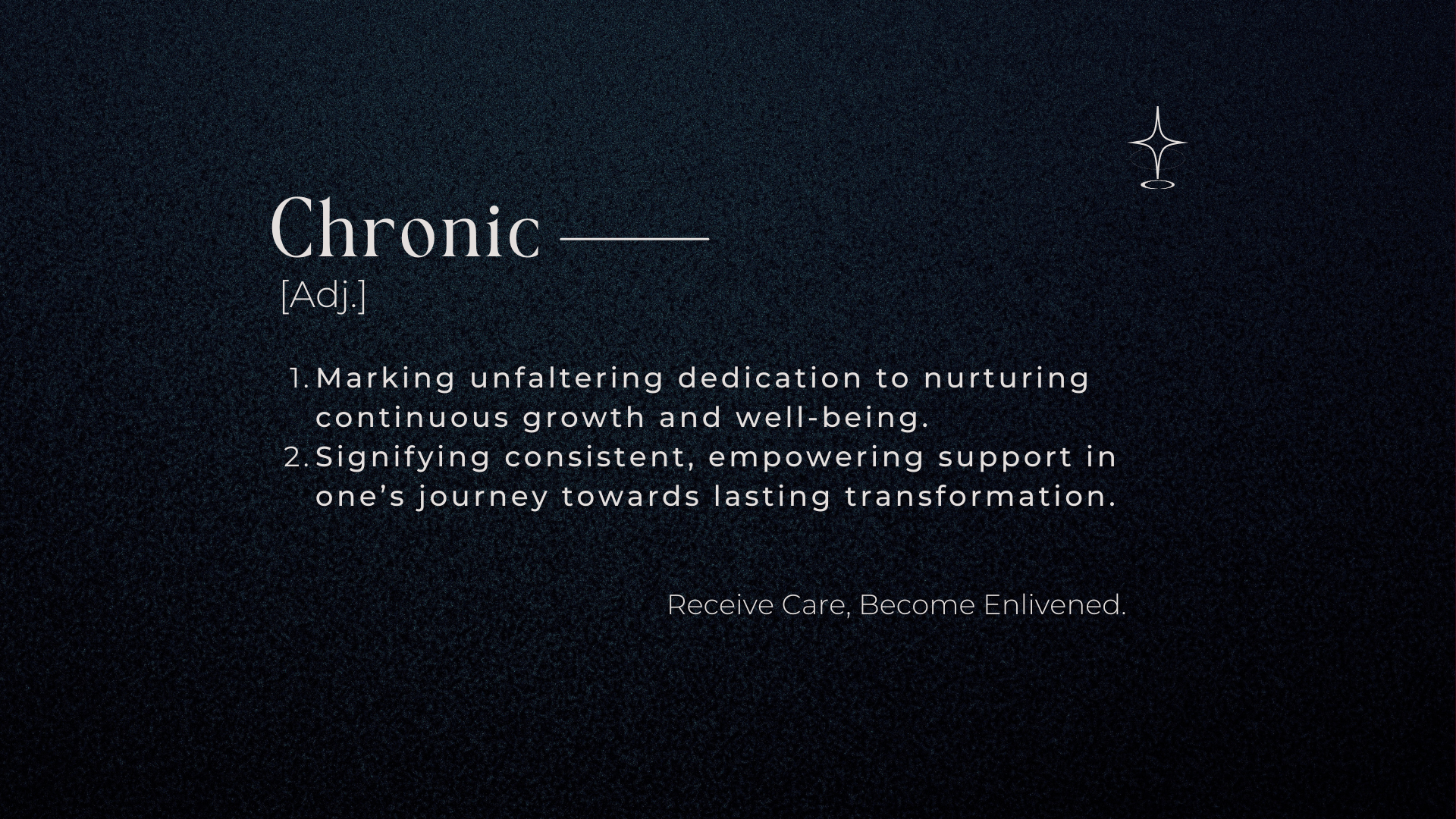 Chronic Definition Banner